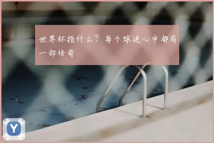 世界杯指什么?每个球迷心中都有一部传奇